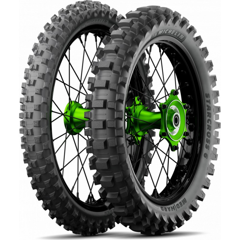 Michelin 110/100-18 64M STARCROSS 6 MEDIUM HARD NHS R TT Michelin