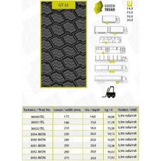 GT 315/60R22,5 GT33 MICH1 Retreaded 3PMSF