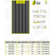 GT 295/80R22,5 GT11W EU2 Retreaded