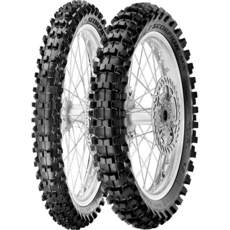 Pirelli 80/100-21 Pirelli SCORPION MX MID SOFT 32 51M TT CROSS MID SOFT Front MST