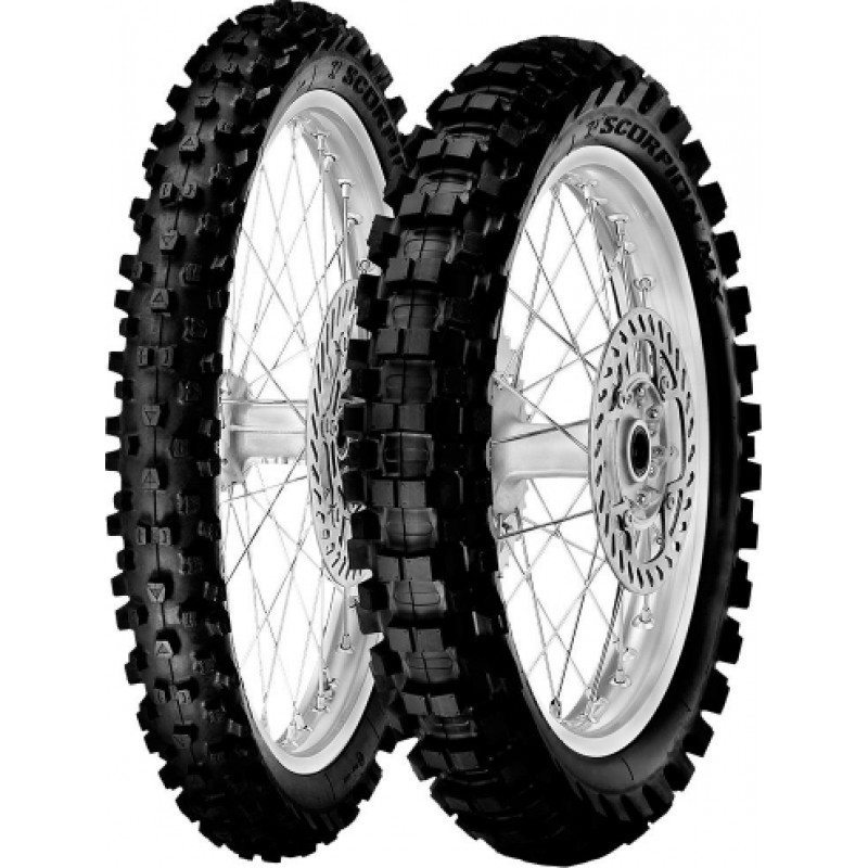 Pirelli 80/100-12 Pirelli SCORPION MX EXTRA J 50M TT CROSS INTERMED Rear DOT19 NHS