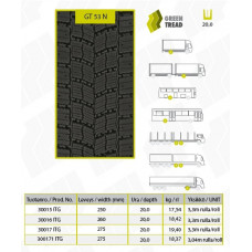 GT 315/70R22,5 GT53 EU1 Retreaded 3PMSF